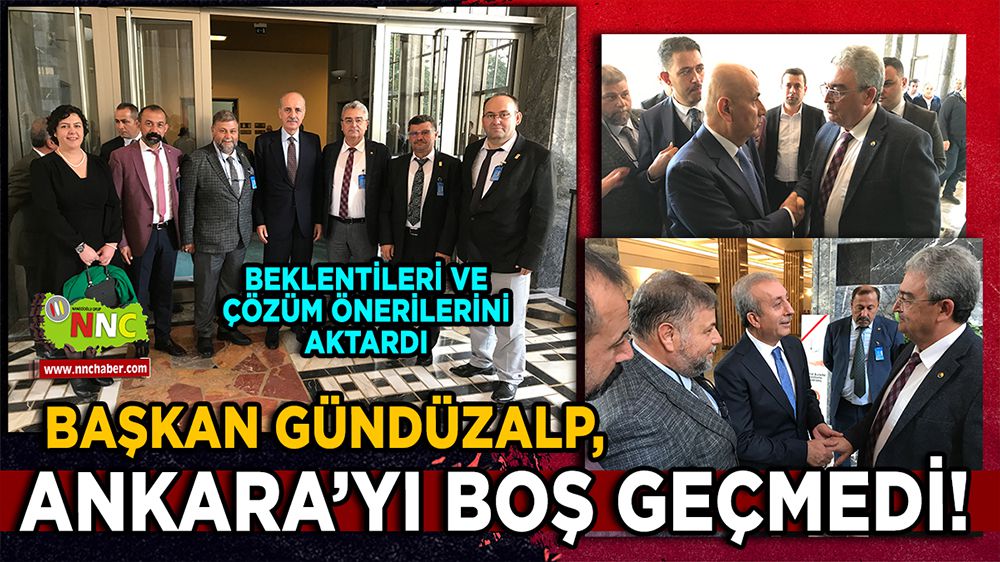 Başkan Gündüzalp, Ankara’yı Boş Geçmedi!
