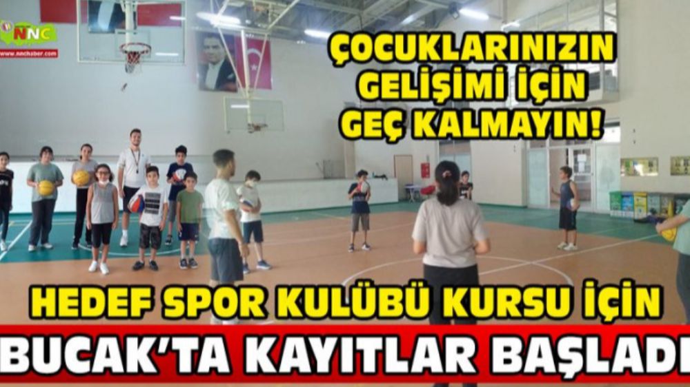 Burdur hedef spor kulübü hazırlık kursu için Bucak'ta kayıtlar başladı