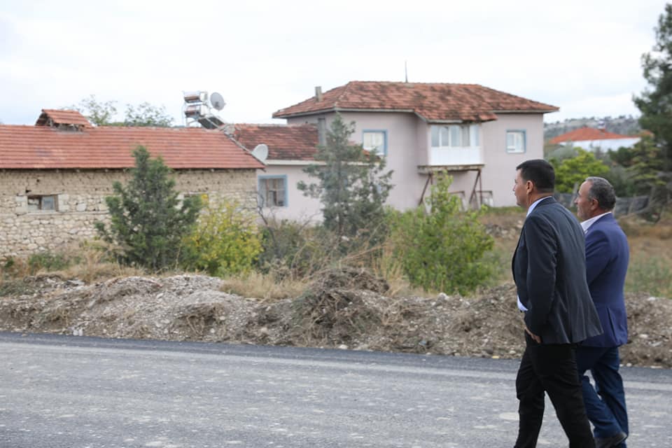 Kozluca Köyü'nde BSK yol çalışması tamamlandı