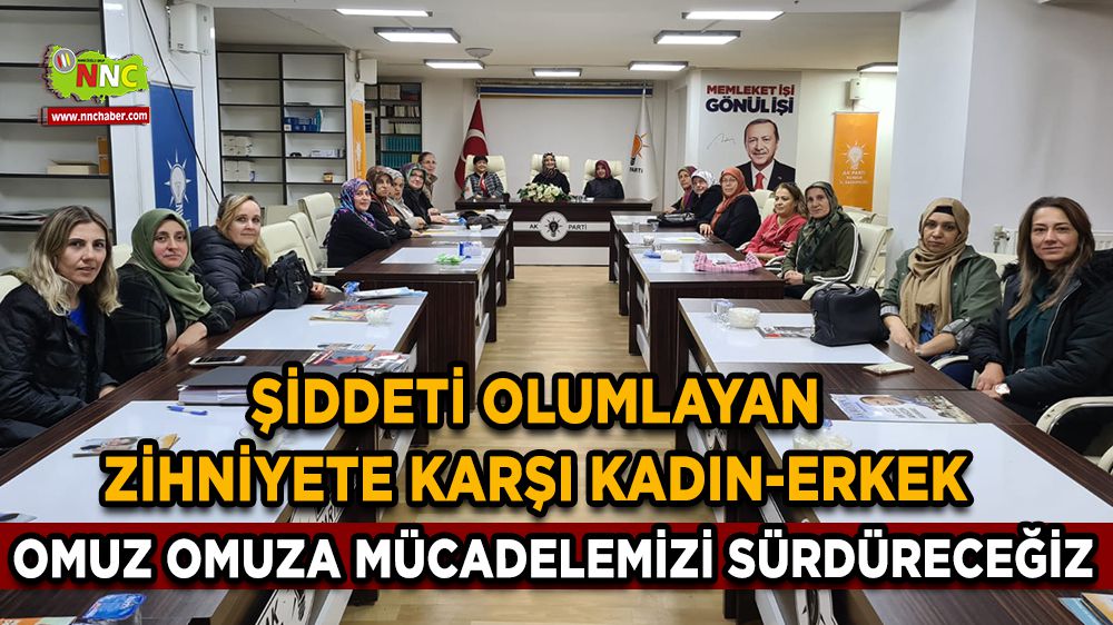 AK Parti Burdur'dan Kadına Yönelik Şiddet açıklaması