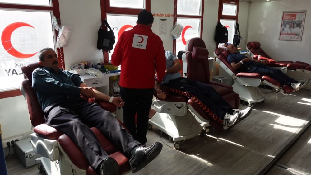 Aksaray'da kan bağışına yoğun ilgi