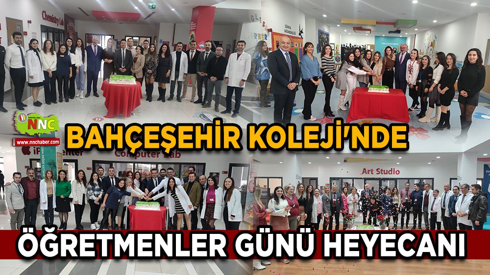Bahçeşehir Koleji'nde öğretmenler günü heyecanı