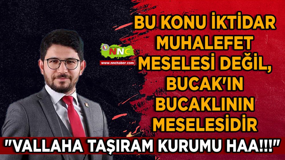Başkan Ahmet Sedat Oktay; "Vallaha Taşıram Kurumu Haa!!!"