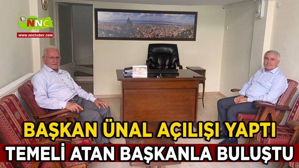 Başkan Ünal Açılışı Yaptı Temeli Atan Başkanla Buluştu