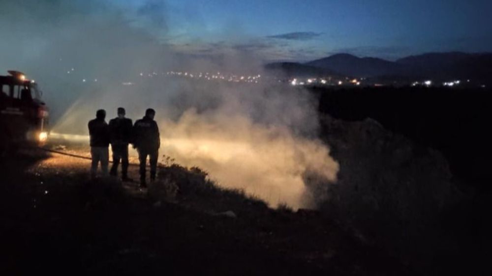 Bucak Sazak'ta Samanlar Yandı Mangal Keyfi Kötü Bitti