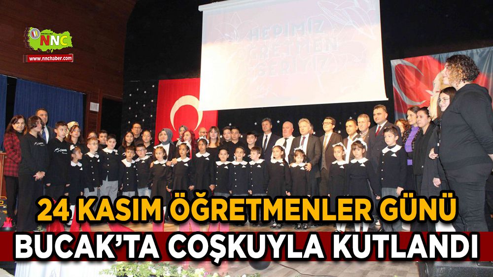 Bucak'ta 24 Kasım Öğretmenler Günü Kutlandı