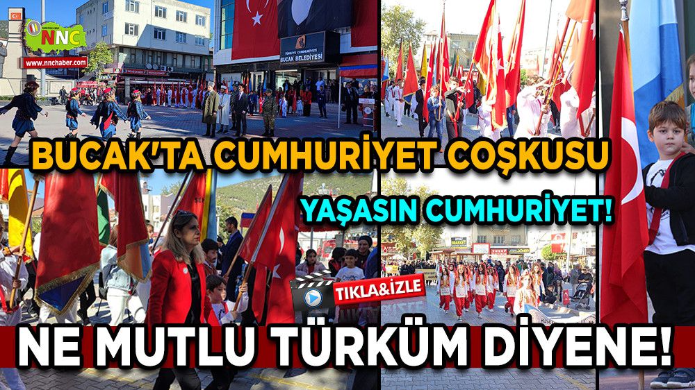 Bucak'ta Cumhuriyet Coşkusu