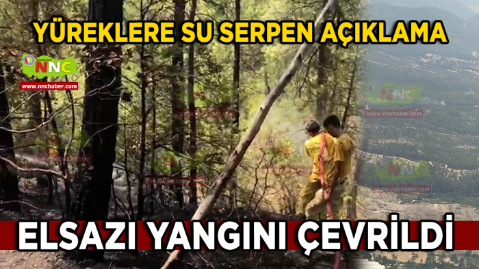 Bucak'ta Orman Yangını Kontrol Altına Alındı