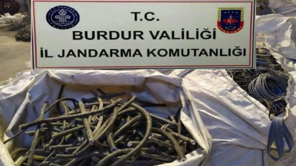 Burdur’da Çaldı Denizli’de Sattı İşte Çalınan Kabloların Değeri