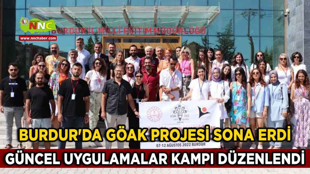 Burdur'da GÖAK projesi sona erdi
