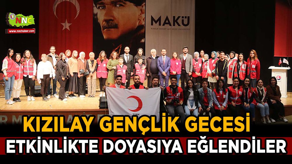 Burdur'da Kızılay Gençlik Gecesi