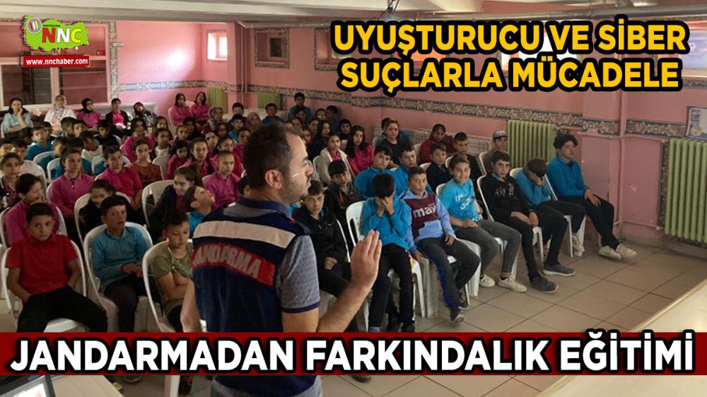 Burdur'da uyuşturucu ve siber suçlarla mücadelede farkındalık eğitimi