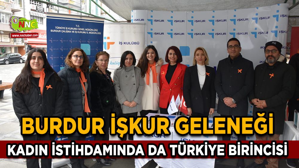 Burdur İŞKUR, kadın istihdamında Türkiye birincisi