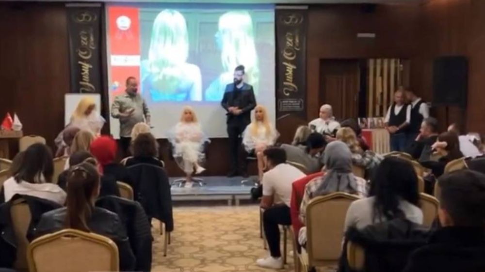 Eğitmen Osman Balcı, Isparta gülünü kadın saçına uyguladı