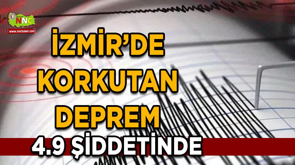 İzmir Buca'da 4.9 büyüklüğünde deprem