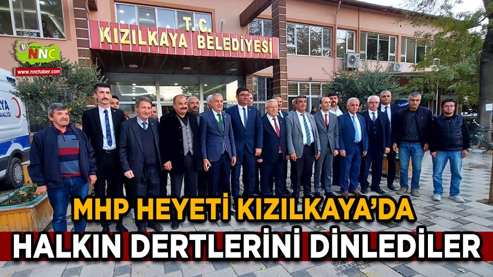 MHP Heyeti Kızılkaya'da vatandaşlarla buluştu