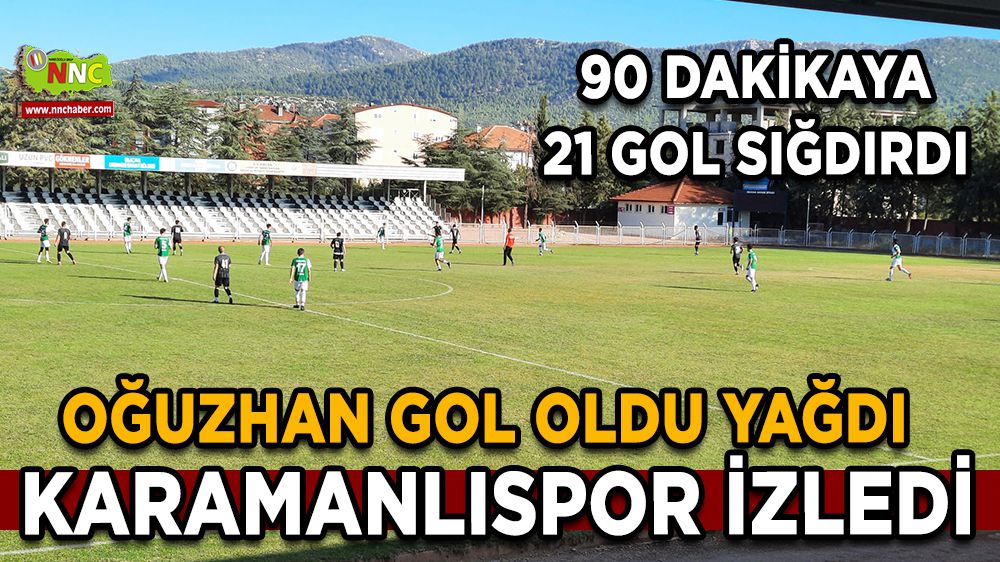 Oğuzhan gol oldu yağdı Karamanlıspor izledi