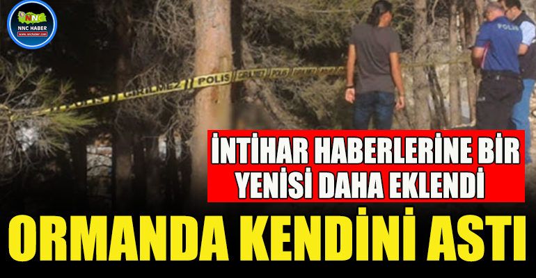 ORMANLIK ALANDA YAŞAMINA SON VERDİ