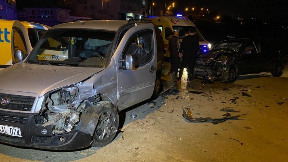 Sinop’ta talihsiz trafik kazası