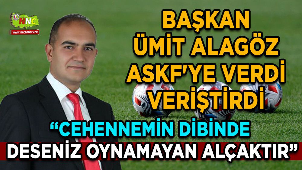 Tefenni Belediye Başkanı Ümit Alagöz, Burdur ASKF ile yaşanan bazı sıkıntılardan dolayı açıklamada bulundu.