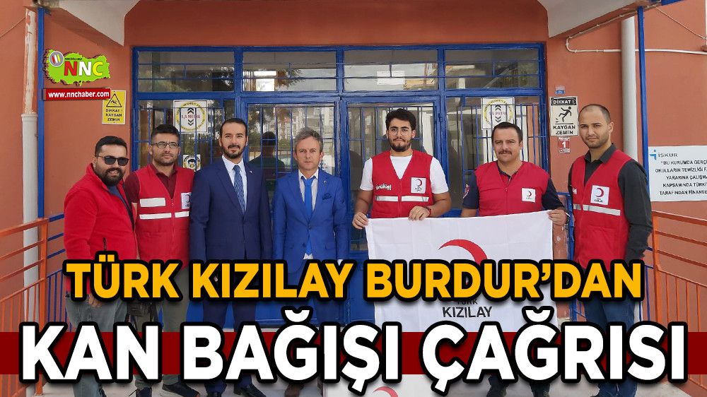 Türk Kızılay Burdur Şubesi'nden Kan Bağışı Çağrısı