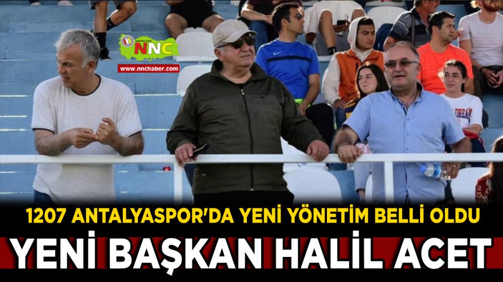 7 Antalyaspor'da Yeni Kulüp Yönetimi Belli Oldu