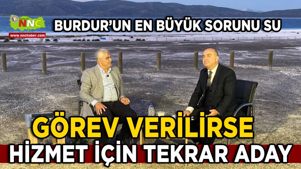 AK Parti Burdur Milletvekili Bayram Özçelik Kanal 15'e Konuk Oldu