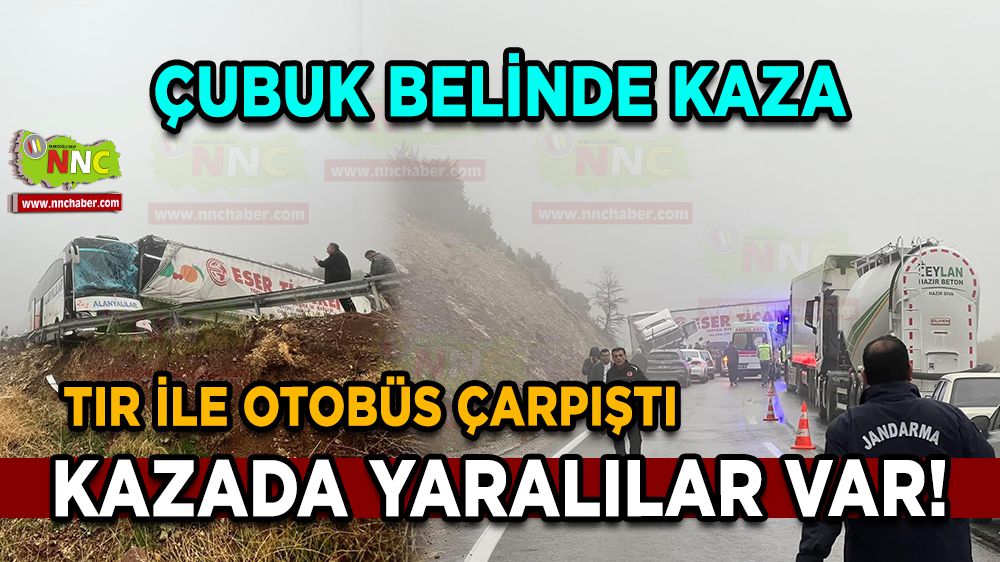 Antalya Çubukbeli otobüs  Kazası  Yaralılar var 