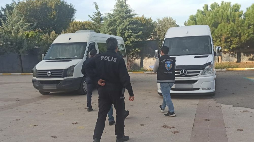 Antalya’da polis denetimde