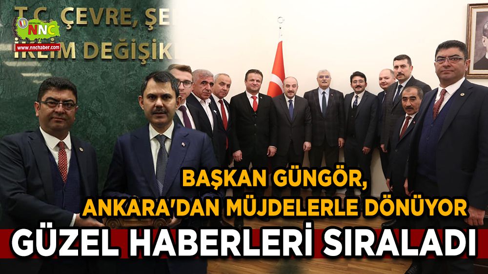 Başkan Güngör, Ankara'dan müjdelerle dönüyor