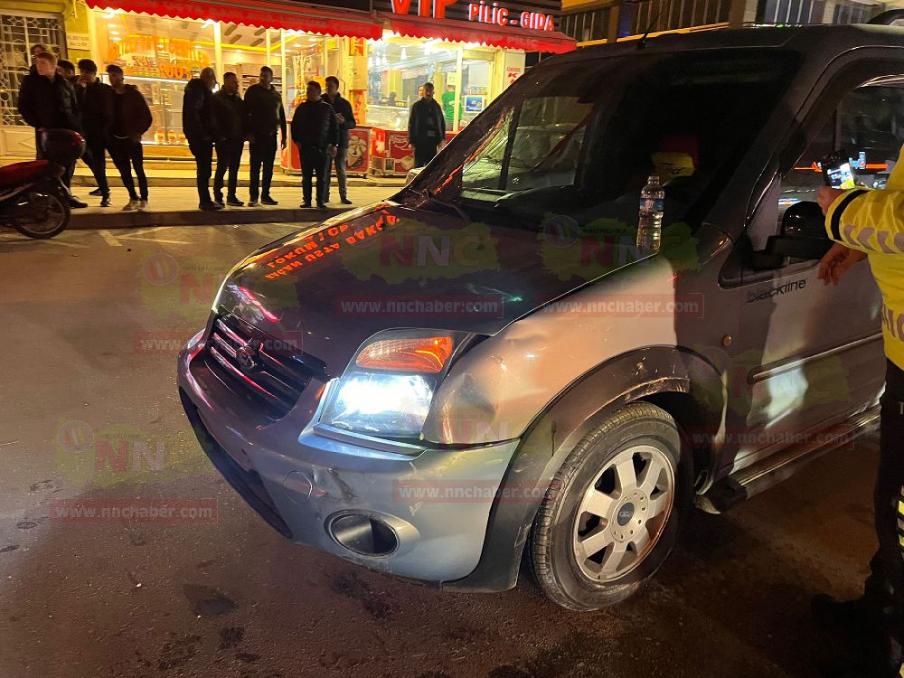 Bucak'ta kaza karşıya geçen kadın yaralandı