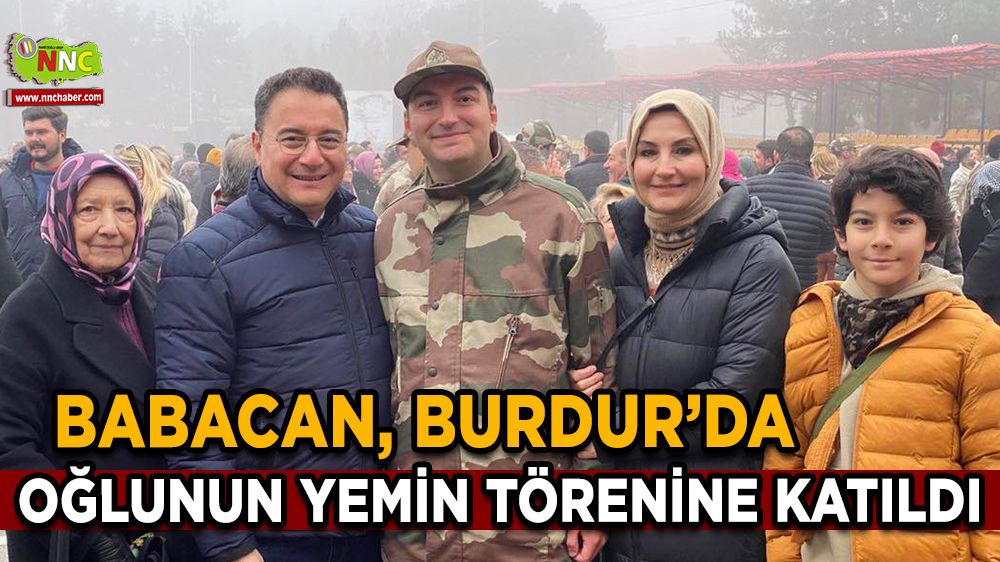 Deva Partisi Genel Başkanı Ali Babacan Burdur'da