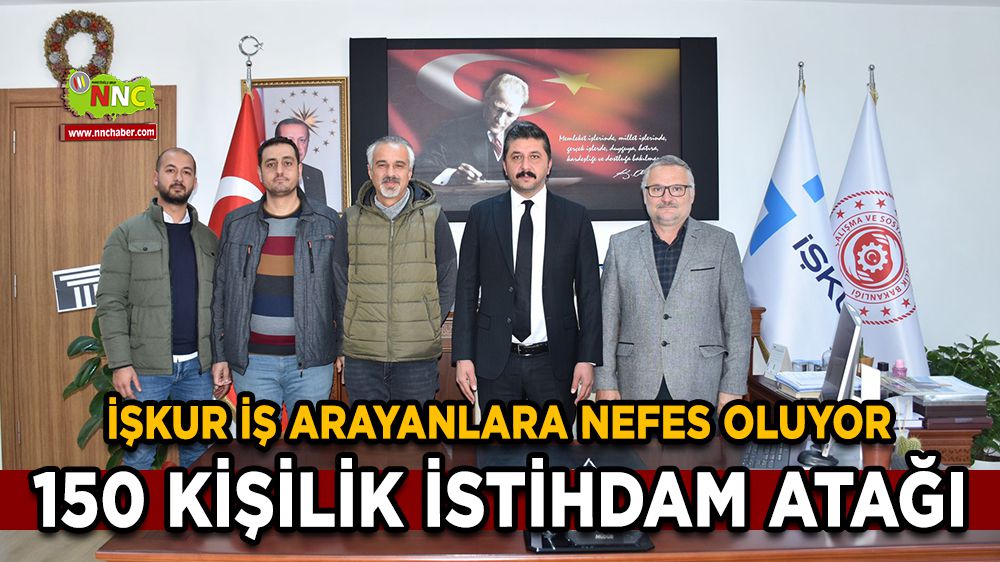 İŞKUR Burdur 150 kişilik istihdam anlaşması yaptı