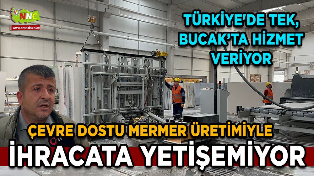 Türkiye'de tek, Mehmet Başarır çevre dostu mermer üretimiyle ihracata yetişemiyor
