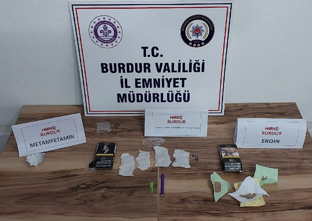 Burdur'da 10 günde 14 uyuşturucu operasyonu 2 tutuklu