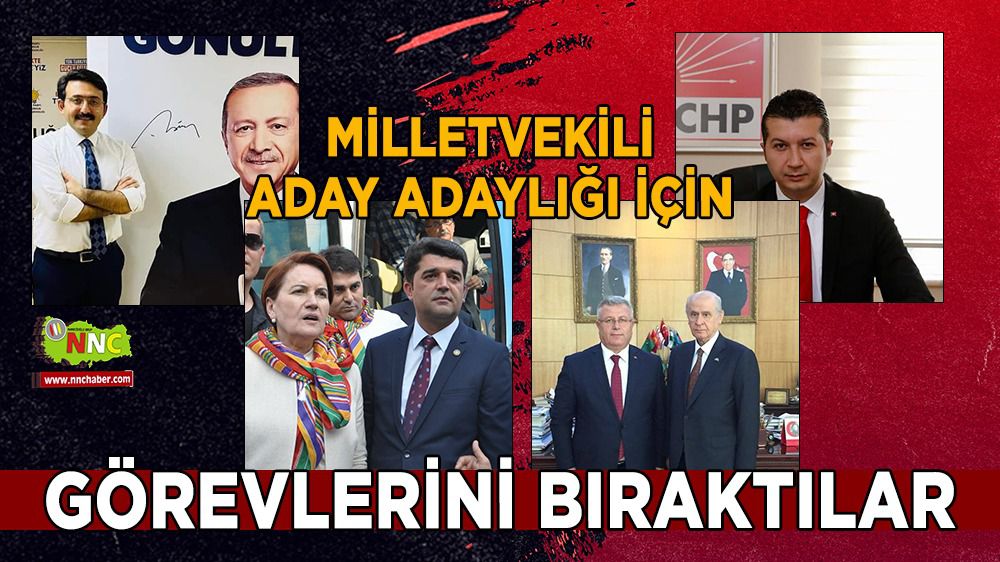 Burdur'da 4 siyasi partinin il başkanları görevden ayrıldı