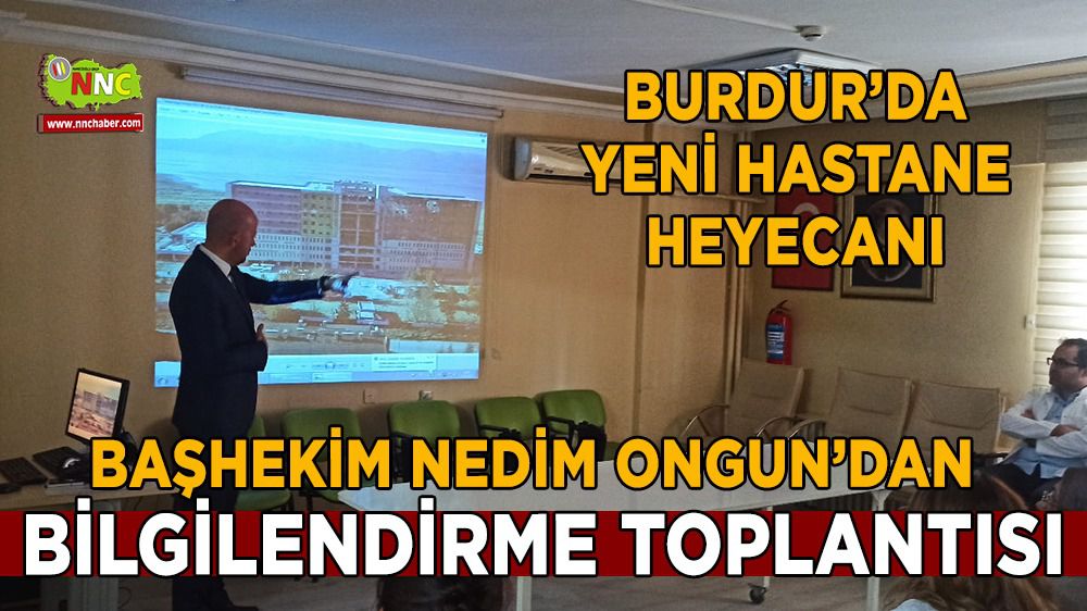 Burdur'da yeni devlet hastanesi için hazırlık toplantısı