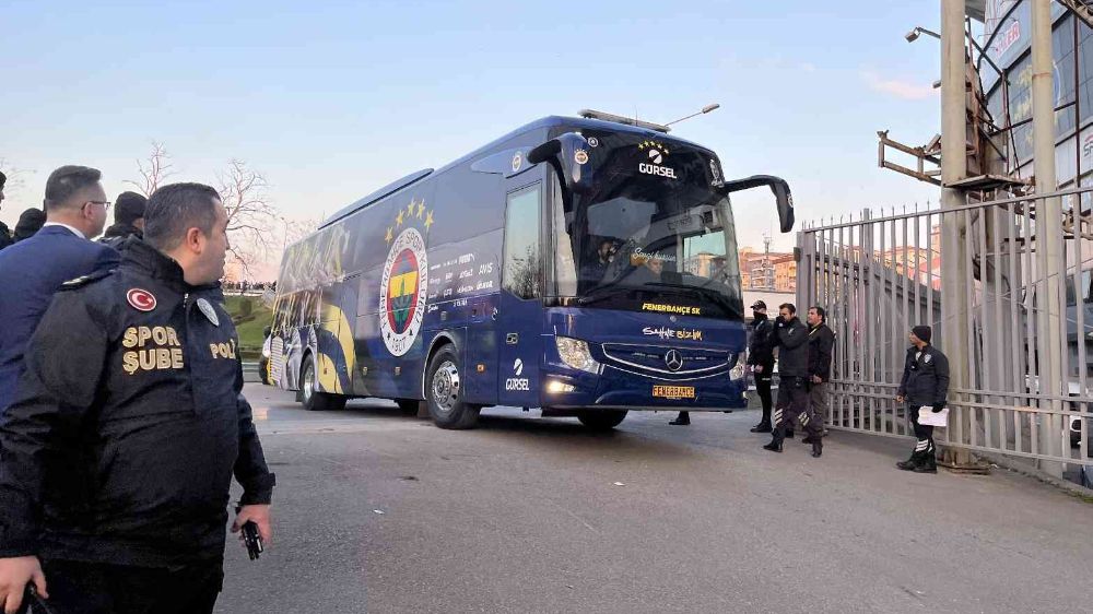 Fenerbahçe stada geldi