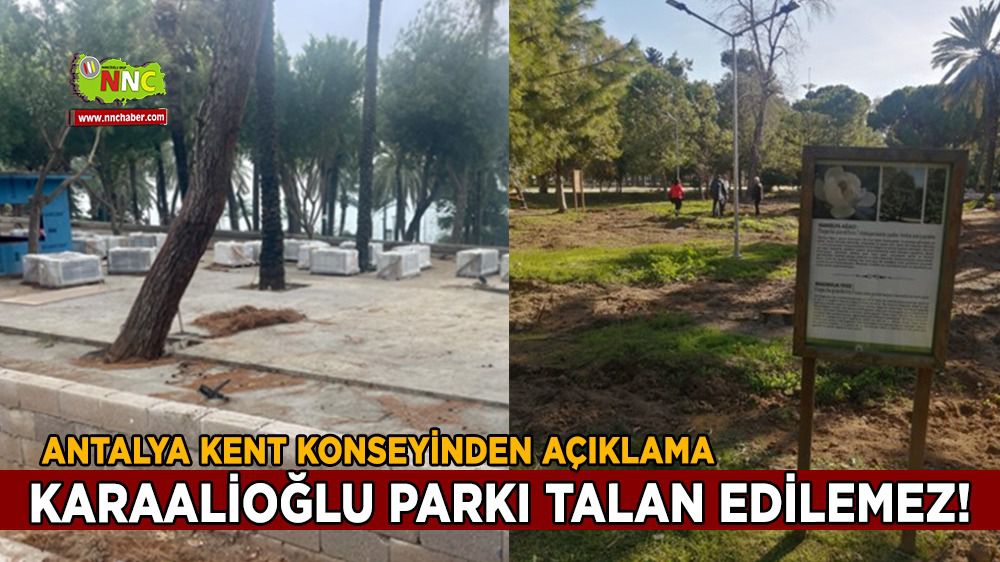 Karaalioğlu Parkı Talan Edilemez!