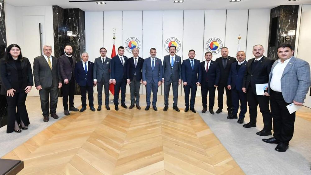 Kumluca TSO 'dan  TOBB Başkanı Hisarcıklıoğlu 'na ziyaret 