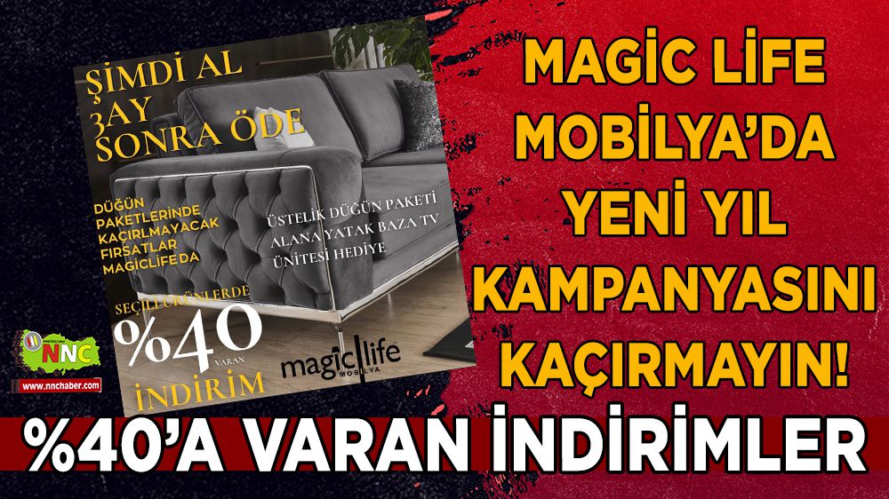 Magic Life Mobilya'dan yeni yıl kampanyası