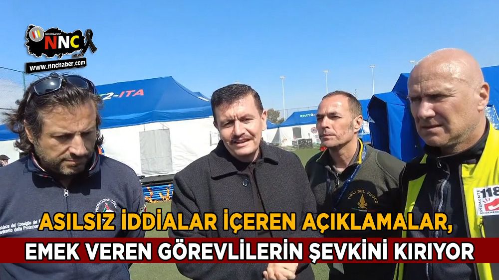 Arslantaş, asılsız iddialara dikkat çekerek Sahra Hastanesini anlattı