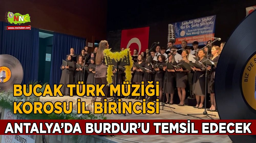 Bucak Türk Müziği Korosu Burdur il birincisi