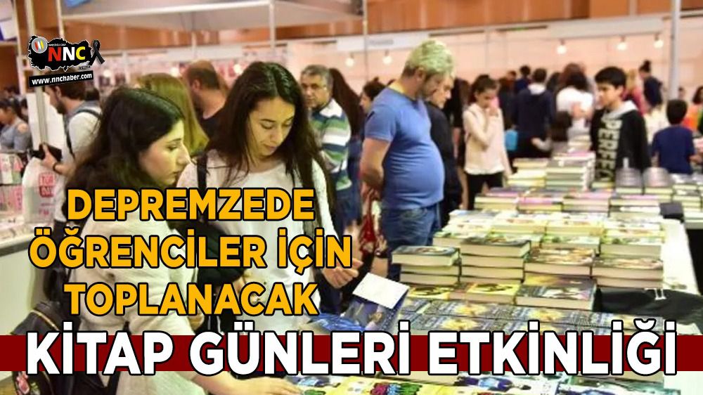 Burdur'da depremzede öğrenciler için kitap günleri etkinliği