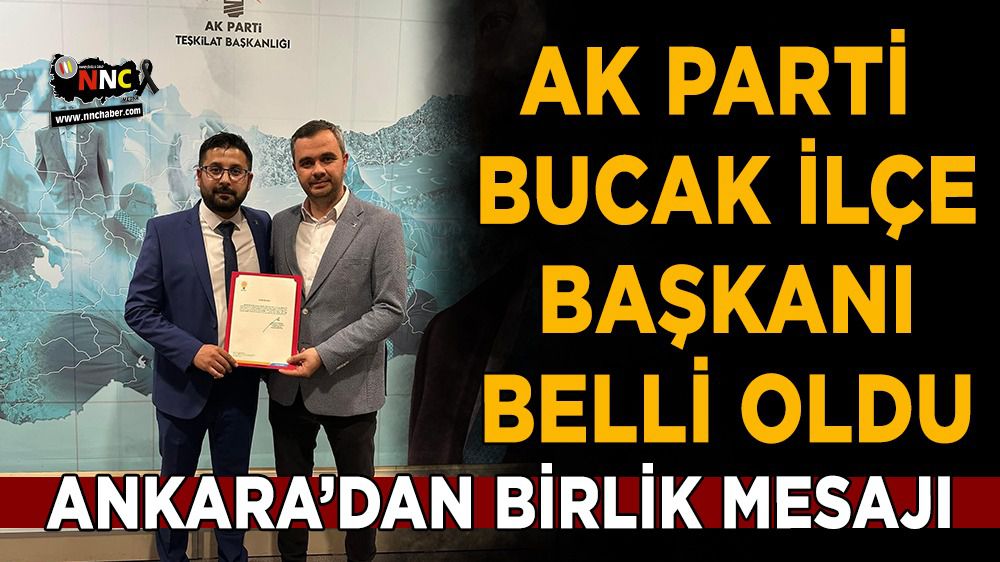 AK Parti Bucak İlçe Başkanı Osman Taşkın oldu