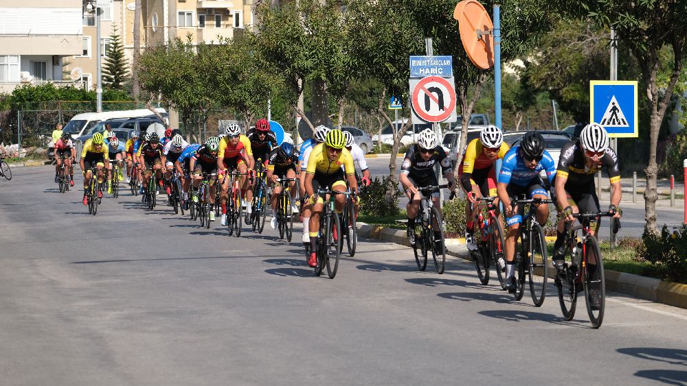 Antalya'da Uluslararası Kleopatra Ktriteryum Yol Bisiklet Yarışları