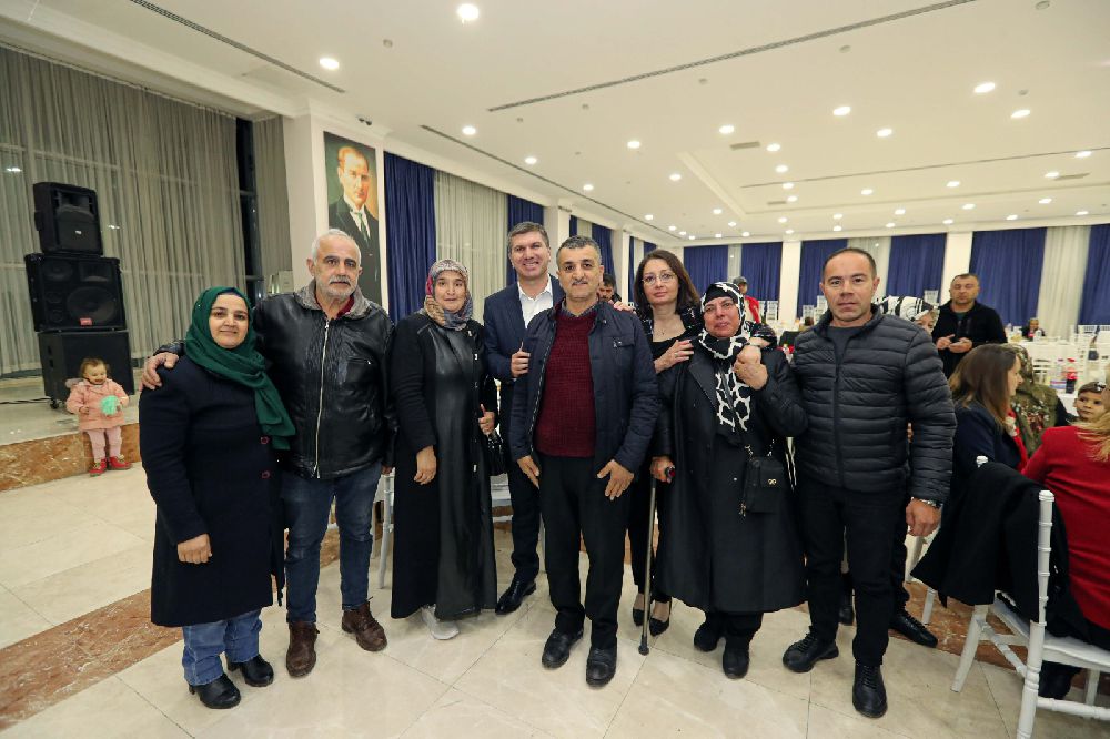Başkan Ercengiz, Depremzedelerle iftar yemeğinde buluştu