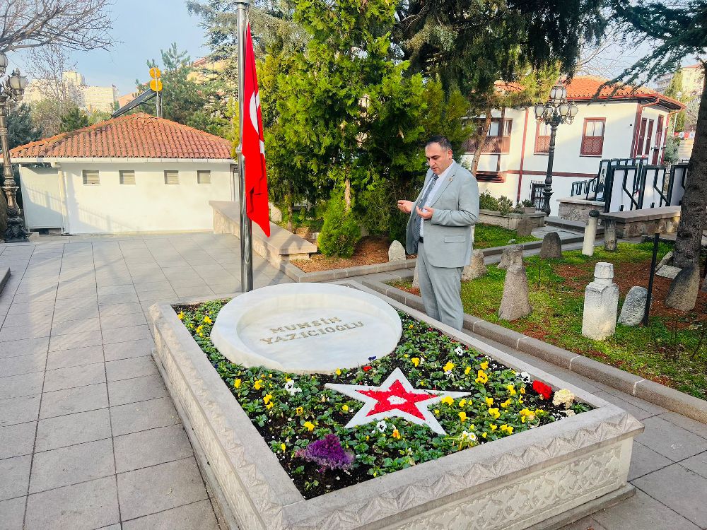 Başkan Ufuk Kazancı'dan, BBP Genel Başkanı Merhum Muhsin Yazıoğlu'na ziyaret