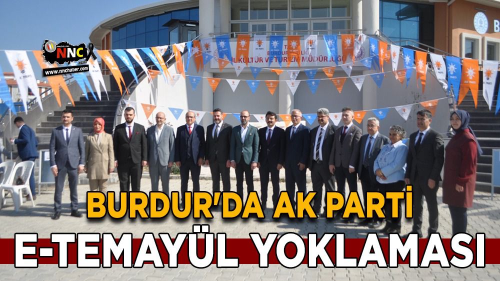 Burdur'da AK Parti E-temayül yoklaması