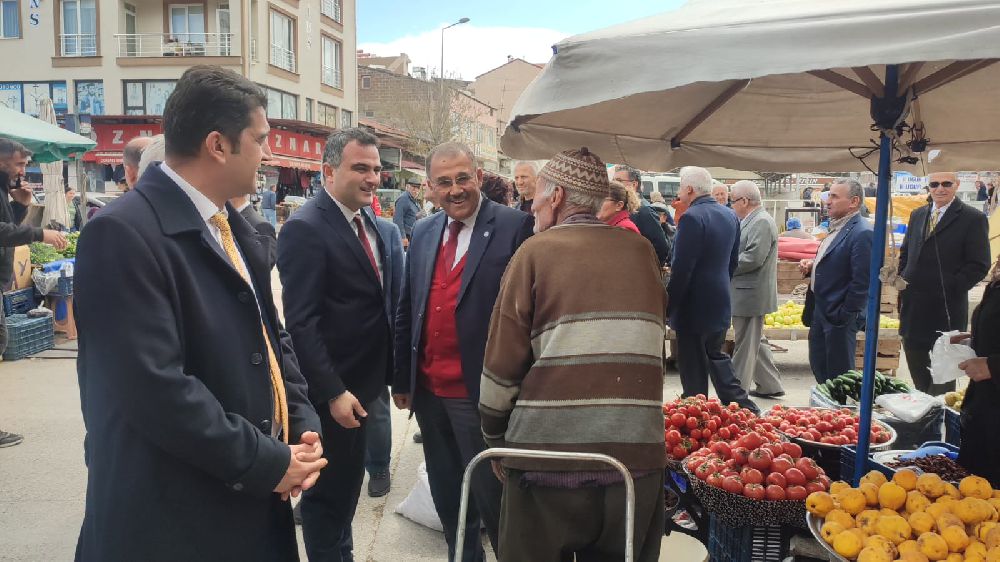 Burdur'da İYİ Partili Milletvekili A. Adaylarından esnaf ziyaretleri